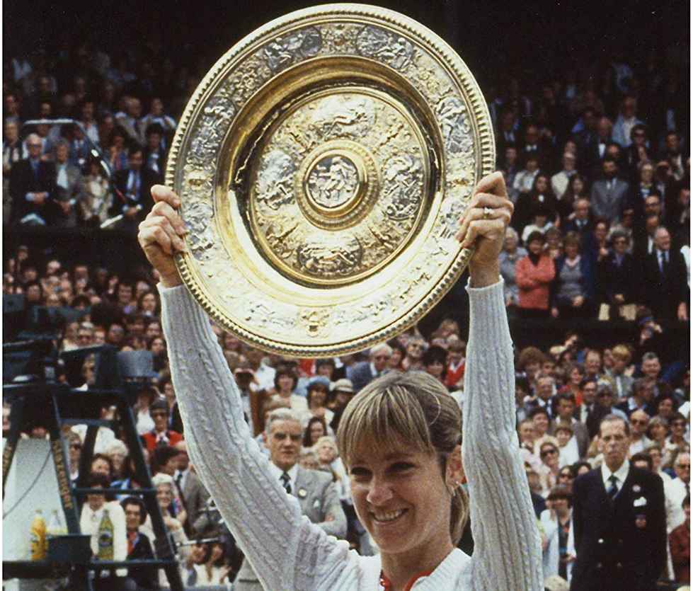 Chris Evert- Female Champions At Wimbledon