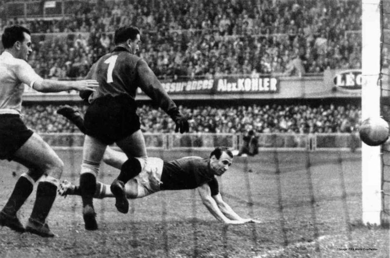 Hidegkuti- third most goals in FIFA World Cup 1954